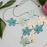 Wooden Flower Necklace