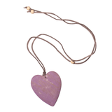 Simple Wooden Heart Necklace