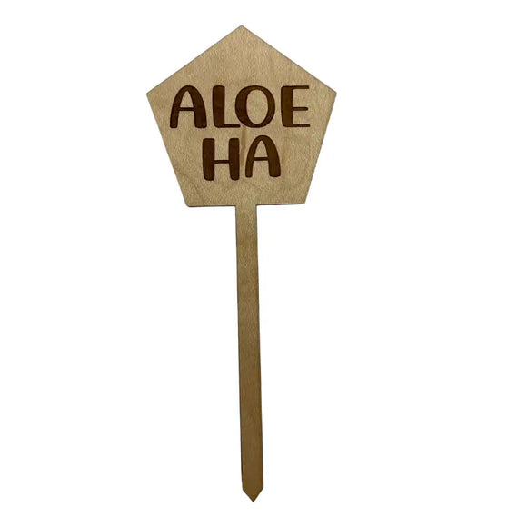 Aloe Ha Wooden Plant Stake