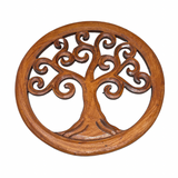 Wooden Round Tree Carving