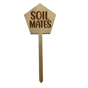 Soil Mates Wooden Plant Stake