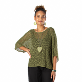 Short Sleeved Top - Sage Green