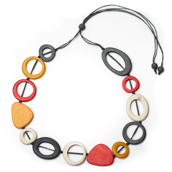 Long Open Oval Necklace