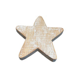 Flat Wooden Star Coaster