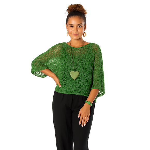 Short Sleeved Top - Green