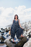 Black & White Tie Dye Romper