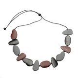 Wooden Pebble Necklace