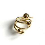 Multi Ball Ring - Gold Plate