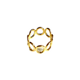 Oval Ring - Gold Plate