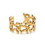 Multi Petal Ring - Gold Plate