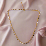 Disc Chain Necklace - Gold Plate