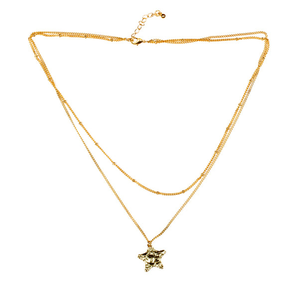 Double Strand Star Necklace