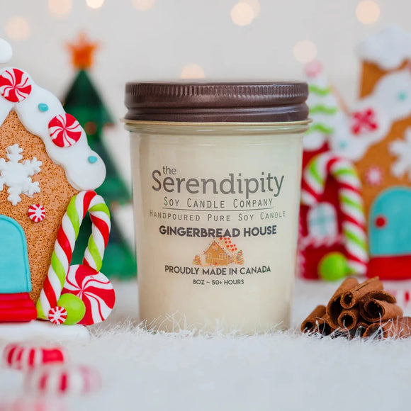 Gingerbread House Soy Candle