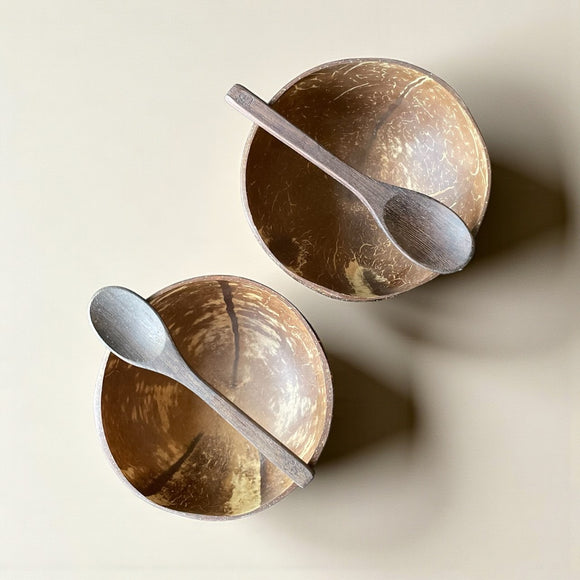 Hand Carved Coconut Bowl