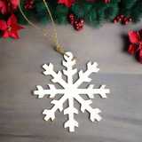 Wooden Snowflake Decoration