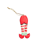 Hanging Elf Bum Ornament