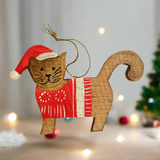 Hanging Cat Ornament