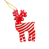 Stripey Wooden Deer