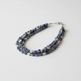 Resin & Glass Bead Disc Necklace