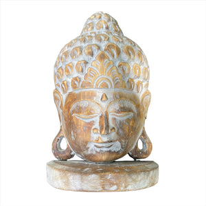 Hand Carved Buddah Head