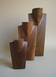 Wooden Display Bust - Brown