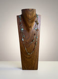 Wooden Display Bust - Brown