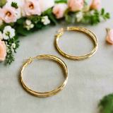 Double Strand Hoop Earring