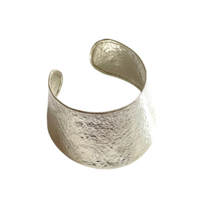 Silver Plate Wide Bangle