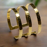 Gold Plate Cuff Bracelet