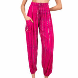 Tie Dye Bali Pants - Pink