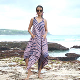 Simple Bone Tie Dye Romper - Pink