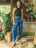 Bone Tie Dye Bali Pants - Blue
