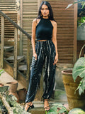 Black & White Tie Dye Bali Pants