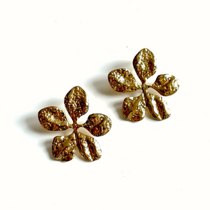 Large Flower Stud Earrings