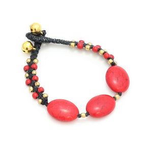 Resin 'Stone' Bead Bracelet