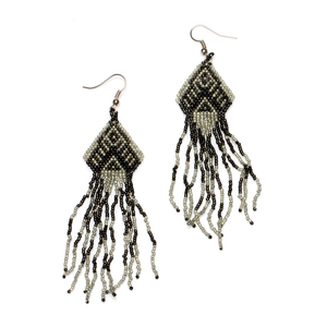 Beaded Aztec Style Earring