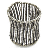 Beaded Column Cuff