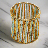 Beaded Column Cuff