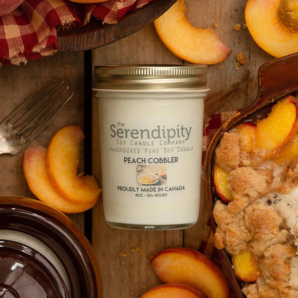 Peach Cobbler Soy Candle