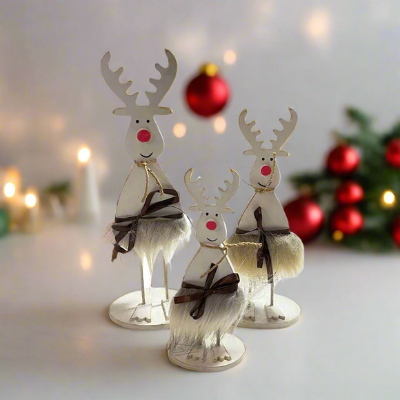 White Ballet Deer Decoration