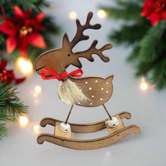 Rocking Deer Decoration