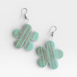 Wooden Flower Earring