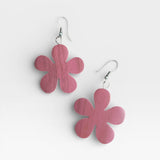 Wooden Flower Earring