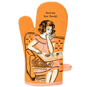 Horny For Food Oven Mitt