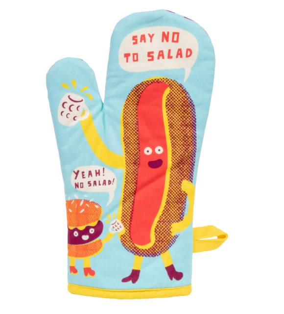 Say No To Salad Oven Mitt