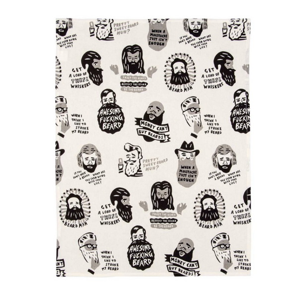 Awesome Beard Dish Towel