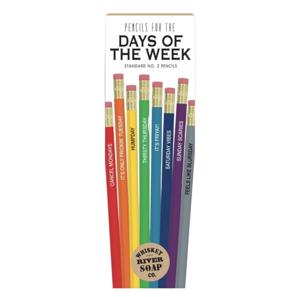 Days Of The Week Set/8 Pencils
