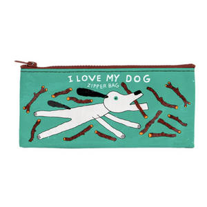 I Love My Dog Pencil Pouch