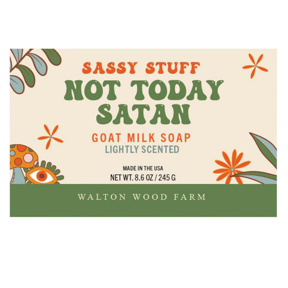 Not Today Satan Soap - Walton Woods