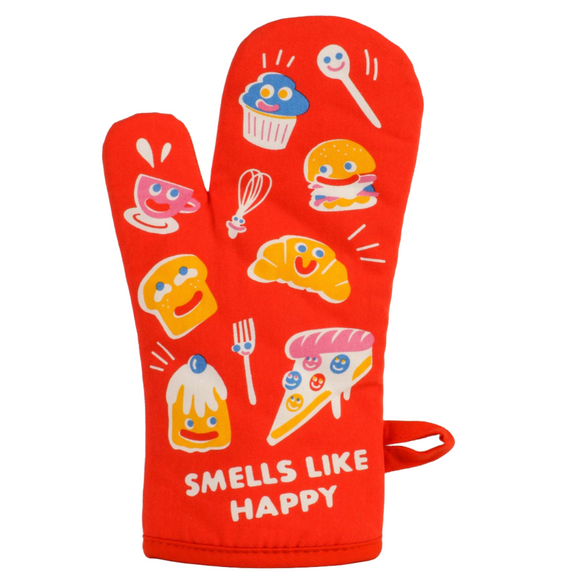 Smells Like Happy Oven Mitt